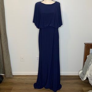 BHLDN Floor Length Formal Navy Dress size 14